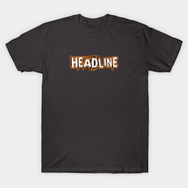 Headline T-Shirt by Menu.D